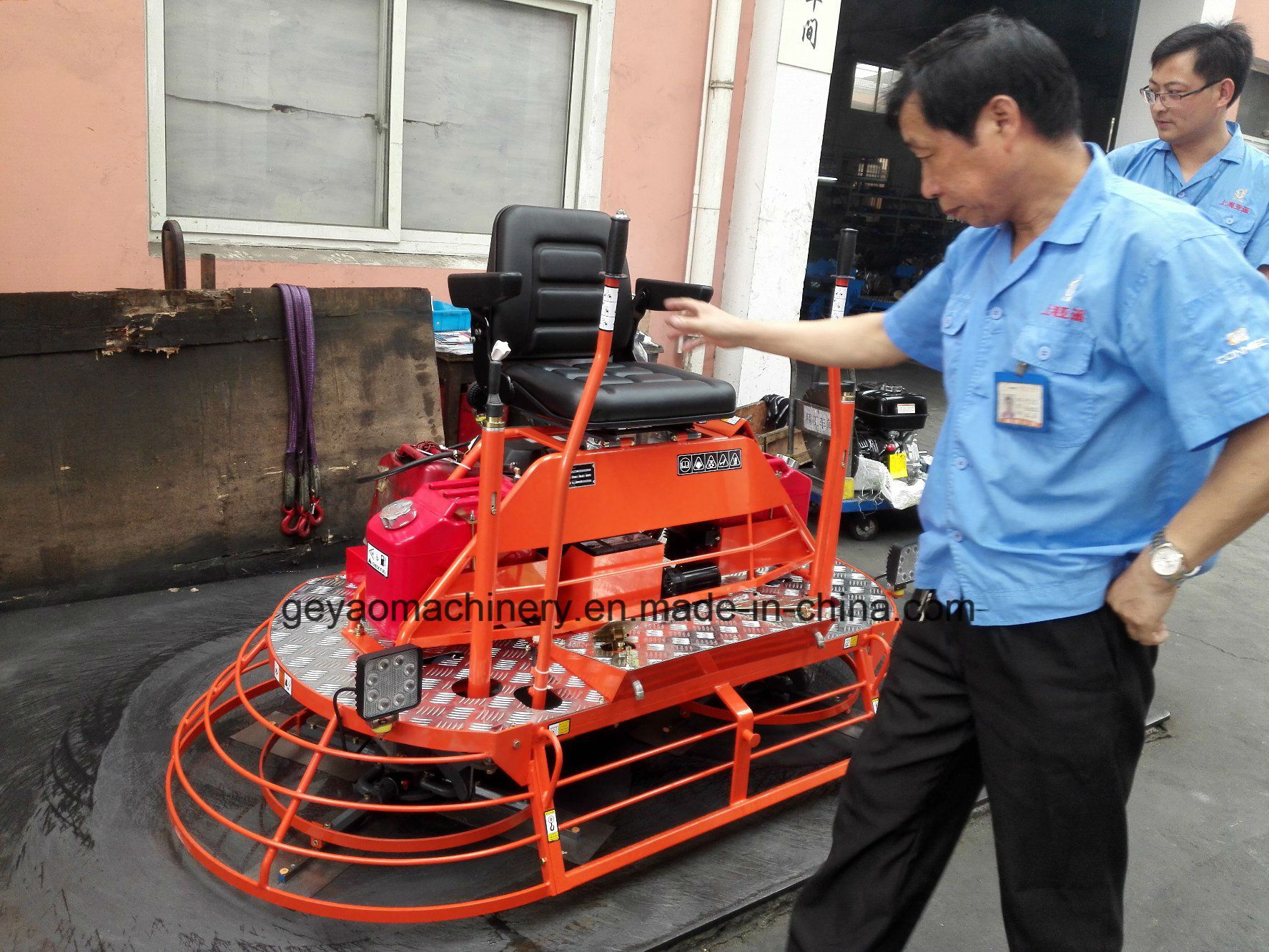 Gasoline Concrete Ride-on Power Trowel Gyp-836 with Steering System